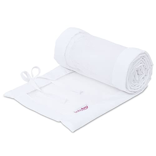 babybay Nestchen Mesh-Piqué passend für Modell Maxi, Boxspring und Comfort, weiß Cover