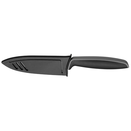 Foto von WMF Touch Messerset 2-teilig, Küchenmesser mit Schutzhülle, Messer Set Spezialklingenstahl antihaftbeschichtet, scharf, Kochmesser, Gemüsemesser, schwarz