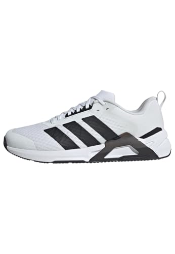 adidas Homme Dropset Control Training Shoes, FTWR White/Core Black/Lucid Red, 45 1/3 EU
