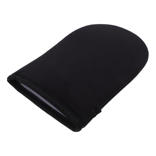 MERRYHAPY Guante Autobronceador Aterciopelado Negro Aplicador de Loción Corporal para Distribución Uniforme Kit Aplicador de Autobronceado Seguro y Suave para Cuidado Personal y
