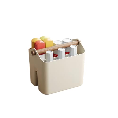 liyun Organizer Scrivania,Portaoggetti Scrivania,Organizzatore Scrivania Multifunctional con ideale per forniture da ufficio, articoli di cancelleria e accessori da scrivania(Bianco) (Small)