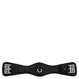  Premiere Ceinture de dressage Drancy en cuir synthétique 80 Noir/argenté