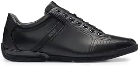 BOSS Herren Saturn Lowp Ledersneakers mit geruchsneutralisierendem Innenfutter Größe