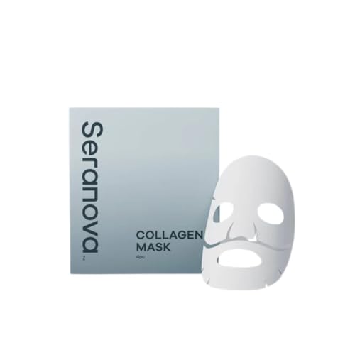 Seranova Collagen Face Mask with Hyaluronic Acid, Vitamin B3 & Re...