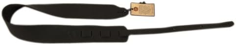 Long Hollow Leather 78020-BK Long Hollow Leather 2.5-Inch Latigo Guitar Strap - Black