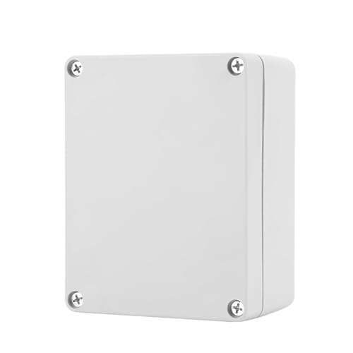 Sunicon Anschlussdose, Wasserdichtes IP65 Abzweigkasten ABS Elektrische Projektboxen DIY Anschlusskästen Kunststoff Fall, Kunststoff Projekt Abzweigdosengehäuse(115 * 90 * 55mm)
