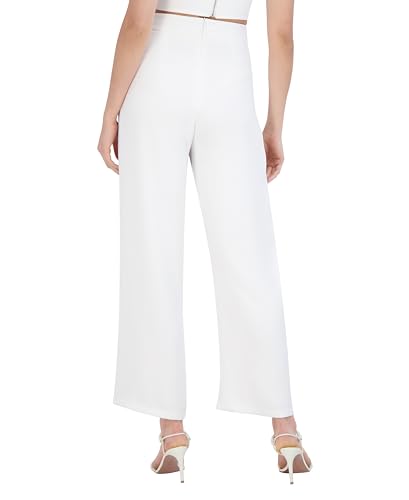 BCBGeneration Women's Twill Wide Leg Pants3