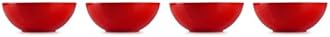 Le Creuset Stoneware Set of 4 Soup Bowls, 22 oz. (6.25") each, Cerise