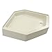 Replacement Neo Angle Shower Pan with Right Drain for RVs, Travel Trailers, 5th Wheels and Motorhomes