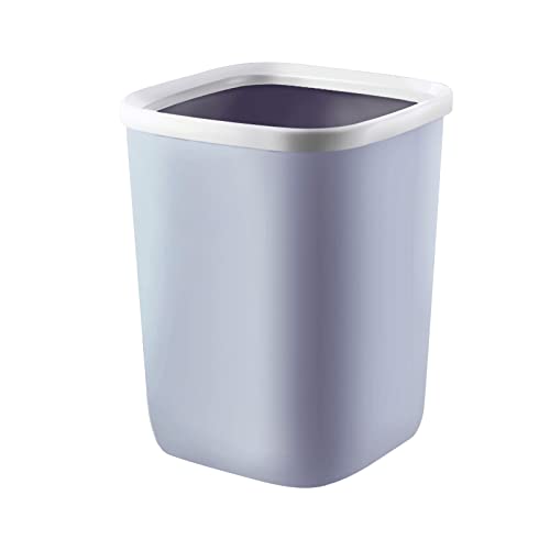 Contenedor De Basura Para Sala Pequeña lata de basura, bote de basura, cesta de basura, anillo de basura, capacidad de basura for espacios estrechos, baño, dormitorio, oficina Cubo de Basura Ligero y