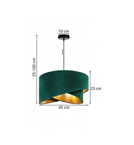 Light-Home Milan Industrieel Lampenkap Plafond - Moderne Hanglampe voor Woonkamer, Slaapkamer en Keuken - Metaal… - Afbeelding 8