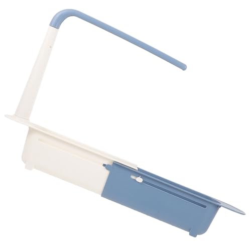 iplusmile 伸縮式キッチンシンクスポンジホルダー 多機能水切りラック 製錆びにくい設計 清掃用具収納に 台所と浴室対応