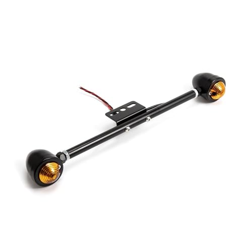 Feu arrière moto LED clignotant intégré et universel pour un freinage ultra visible
