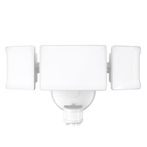 Olafus 65W Motion Sensor Outdoor Lights, 6000LM...
