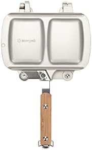 Snow Peak Tramezzino Sandwich Maker, Stainless Steel, Rectangular, Polished