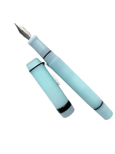 Stylo-plume bleu marbre élégant un cadeau d'écriture raffiné pour vos proches
