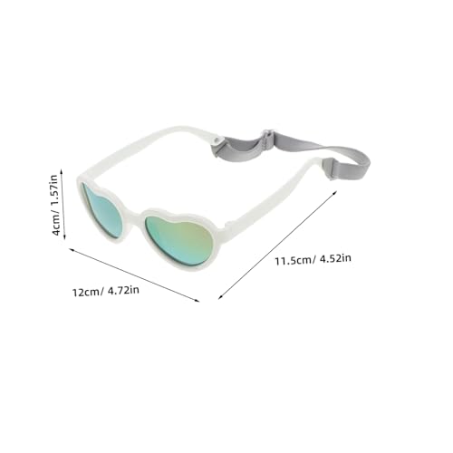 LIFKOME Cosplay Heart Eyewear Boys and Girls Children Heart Frame Sunglasses Party Decorative2