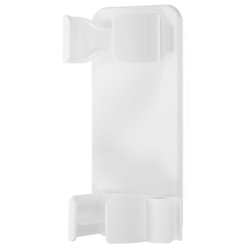 Ciieeo Wandhalterung für Haarstylinggeräte aus Kunststoff Multifunktionaler Haartrockner und Lockenstabhalter Platzsparend für Badezimmer Einfache Montage Weiß