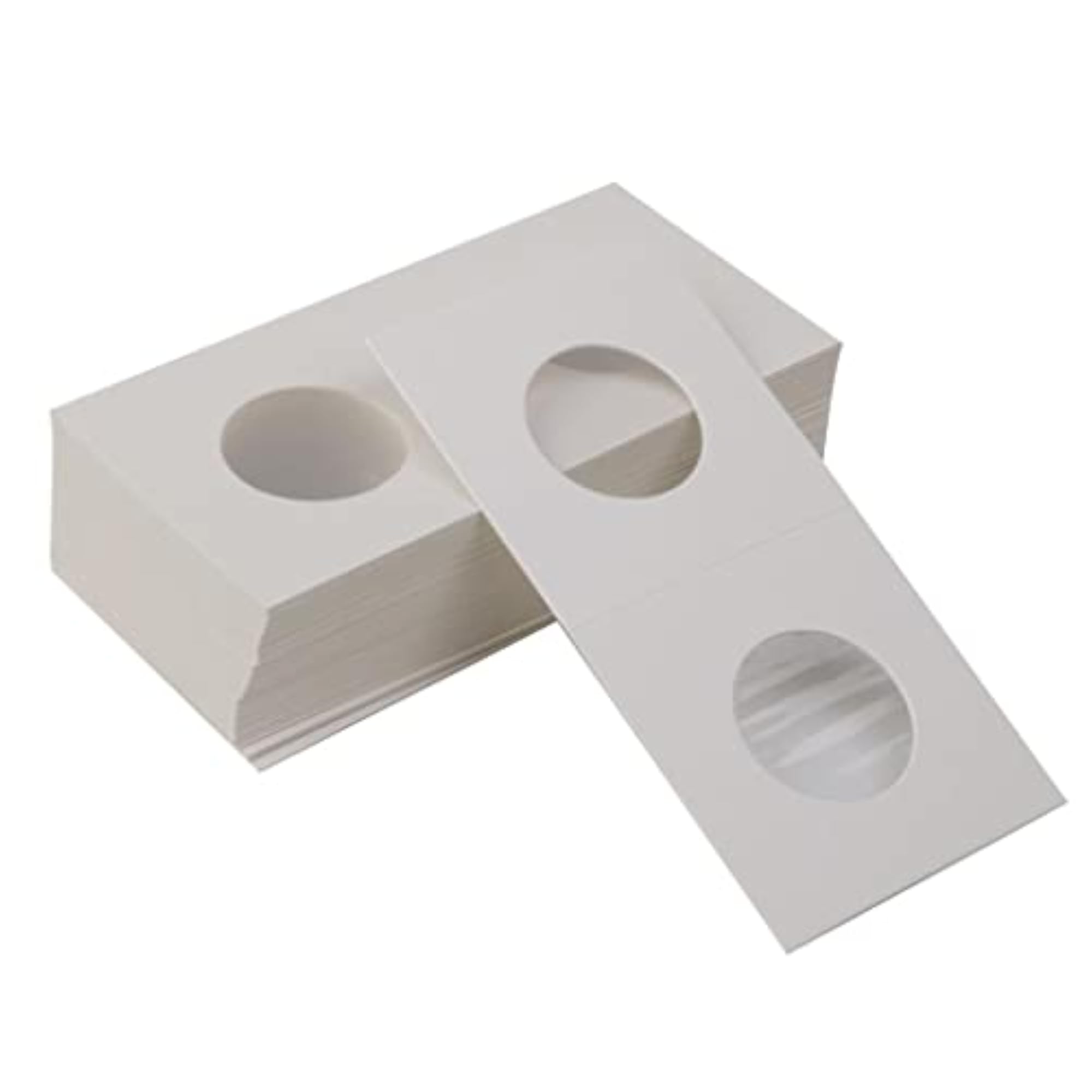4x50Pcs Stamp Cardboard Coin Holders Cover Container