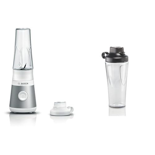 Bosch Standmixer VitaPower Serie 2 MMB2111T, Mini Highspeed Mixer, bis zu 40.000 rpm, 450 W, silber...