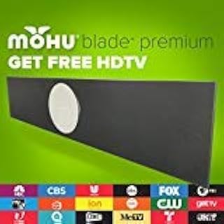 Mohu Blade Premium Amplified Indoor/Outdoor TV Antenna, 24