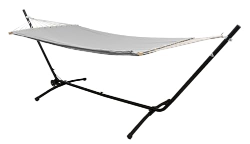AMANKA Höhenverstellbare Outdoor Hängematte mit Gestell 2 Personen -...