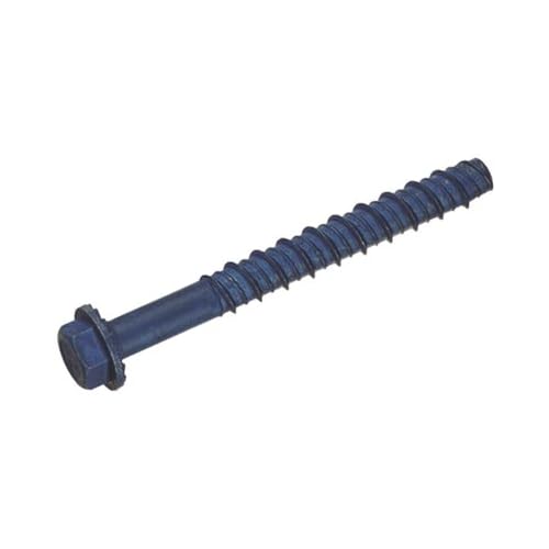 Tapcon 3/8 in. Dia. x 4 in. L Steel Hex Head Concrete Screw Anchor 10 pk