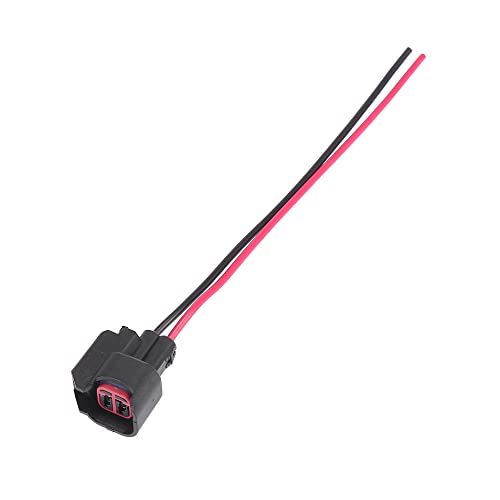 X AUTOHAUX 8 sztuk Dysza wtryskowa do paliwa samochodowego, wtyczka pigtail kabel do EV6 EV14