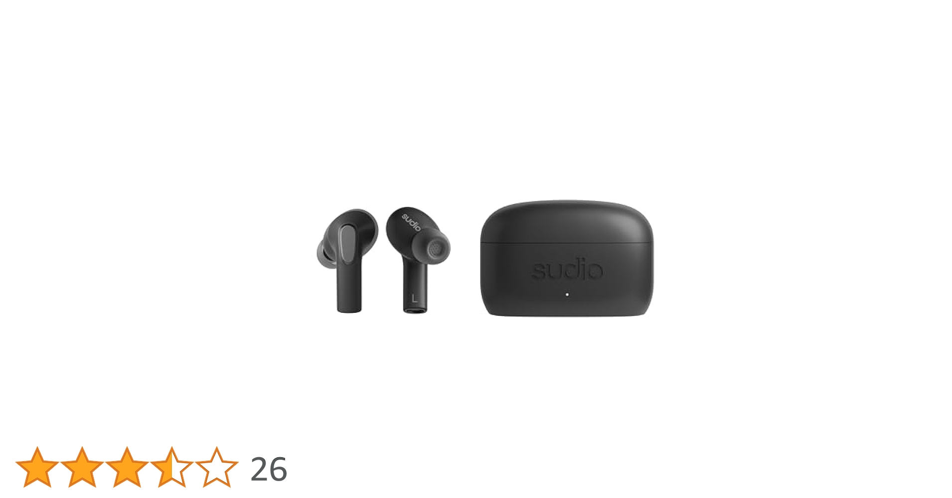 Amazon.co.jp: SUDIO E3 (ブラック) ワイヤレスイヤホン カナル