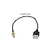 Micro Traders 2PCS SMA Female to USB Coaxial Cable Connector RG174 Connector Adapter Length 20cm for Electronic Equipment Debugging Signal Transmission Wireless Equipment