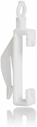 Homekind® 4.5M WHITE PVC SMOOTH GLIDE BENDABLE CURTAIN TRACK COIL STRAIGHT OR BAY WINDOWS CUT TO SIZE