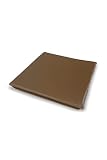 金鵄 レザークッション 日本製ウレタン 高反発 座布団 コラム 40x40x2.5 (ブラウン, 1)