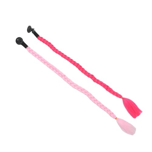 Coleta con casco para mujer accesorio desmontable de plástico de 96,5 cm para decoración