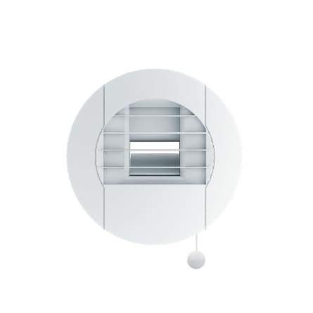 ALIZÉ Bouche hygroréglable TEMPO à cordon 5/40/30 m³/h - HTC01 - Diamètre 125 mm - Salle de Bains avec WC - 1755 ANJOS
