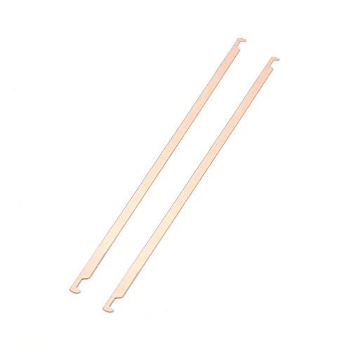 Y YOMA Rose Gold Hanging File Folders with Reinforced 1/5-Cut Tabs, Letter Size(12 Pack), Assorted 3 Styles - Thumbnail 6