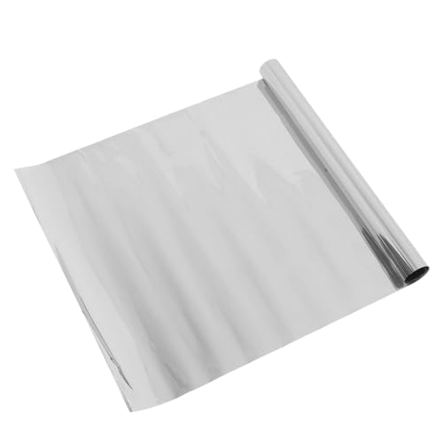 SAFIGLE Lámina Unidireccional Adhesiva para Ventanas 50 CM X 2 M Película de Privacidad Plateada Control Térmico y Bloqueo UV Protección Solar para Hogar y Oficina