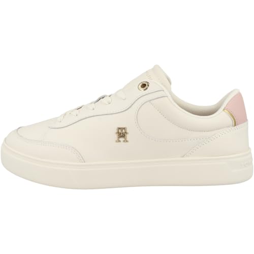 Tommy Hilfiger Damen Court Sneaker Essential Chic aus Leder...