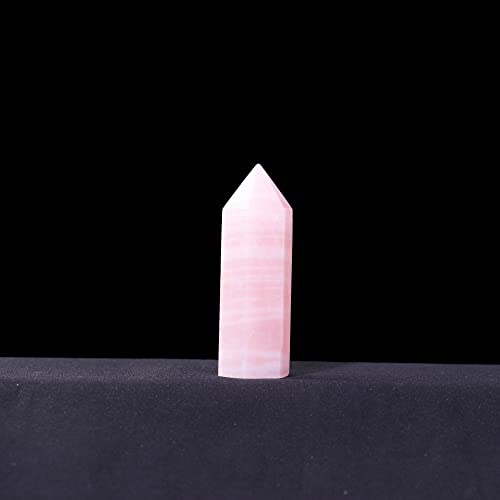 Cuarzo rosa prisma hexagonal Youther de 6 cm contra el estrés del hogar 2
