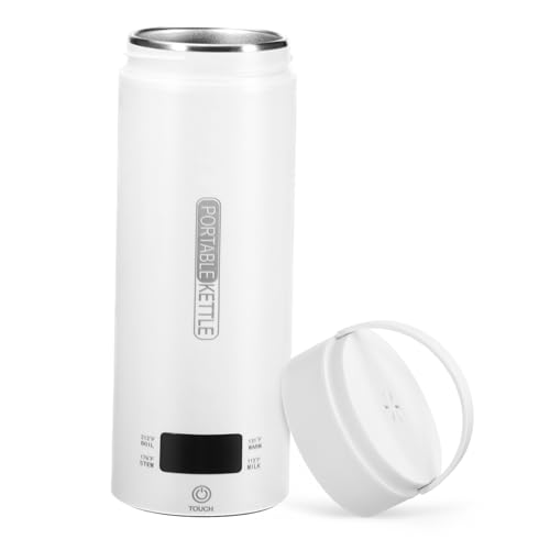 LAPYAPPE Bollitore Elettrico Portatile Da Viaggio Scaldacqua Termico Con Display Della Temperatura Impostazioni Multiple Per Tè Caffè Bevande Calde Design Compatto Per Campeggio Ufficio