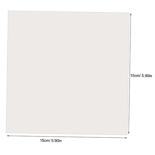 PRETYZOOM 6 Peças adesivo de espelho quadrado para quarto adesivo de espelho quadrado para decoração
