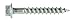 Simpson Strong-Tie SD10112R100 - #10 x 1-1/2 Inch Strong Drive SD Connector Screws - 1/4 Inch Hex Head, Galvanized Coating, Hex Bit Included, for Construction, Home Improvement (Box of 100)