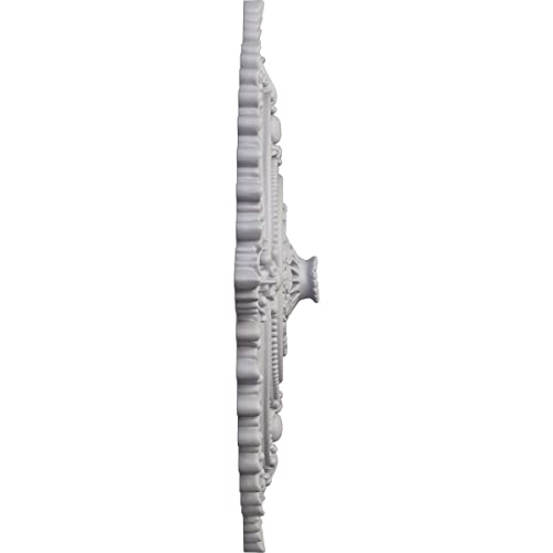 Image of 29 1 /8 inchOD x 1 1 /4 inchID x 4 inchP Haylynn Ceiling Medallion (Fits Canopies up to 1 1 /4 inch), Hand-Painted Ultra Pure White