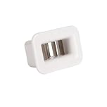 KitchenCraft Runner Bean Slicer, Plastic/Stainless Steel Easy-to-Use Bean Cutter, 5.5 x 4 x 3cm, White