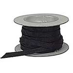 Techflex CCP0.50BK25 Flexo Clean-Cut Braided Sleeve, 1/2" x 25' L, Black by Techflex - Used condition - US$12.19