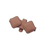 TCPCHKHOPP Porte Lunettes Voiture Stockage Universel À Double Usage Support Permis De Conduire Pare Soleil De Voiture Clip Lunettes Document Étui Lunettes Voiture(Brown)