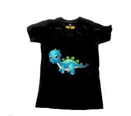 Curio ChimpCute Animal Print Tshirt - Flying Dino