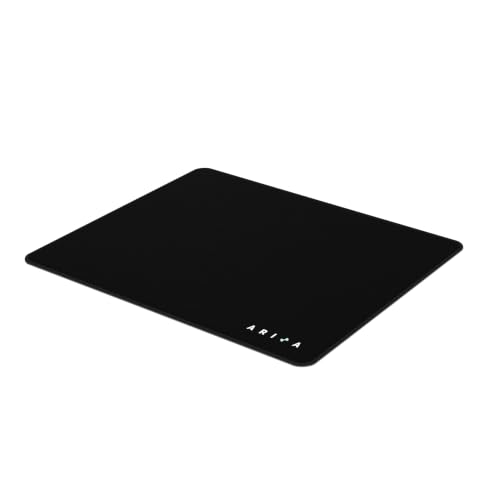 Image of ARIXA Velura Mousepad, Core Series, Gaming Mousepad, Stitched, Anti-Fray, Anti-Slip, Splash-Proof, Perfect for Gaming Setup (450x400x3mm)