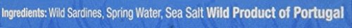 Henry & Lisa's Natural Seafood Wild Sardines in Spring Water, 4.25 Ounce (Pack of 12)