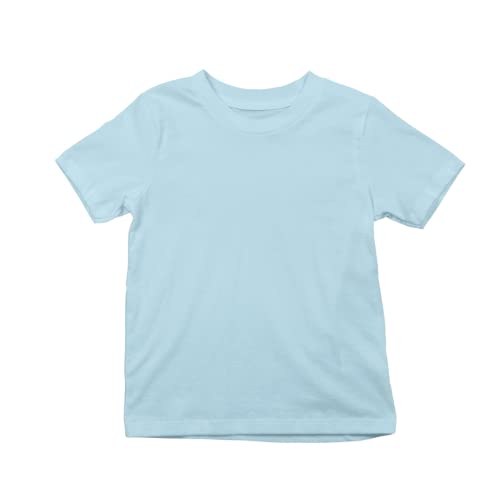 Image of Boys Tshirt Tshirts for Kids Boys Kids t Shirts fr Boys Organic Cotton Short Sleeves Round Neck Regular Fit T-Shirt for Baby Boy Solid Plain T-Shirts Boy