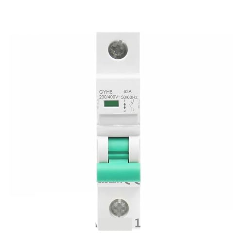 Interrupteur sectionneur 63A GYH8 interrupteur principal triphasé rail DIN 400V